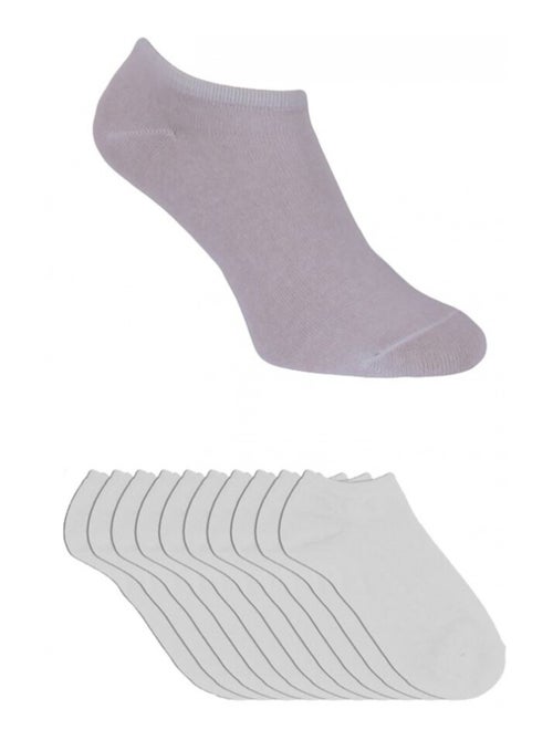 Chaussettes courtes homme lot de 10 - Kiabi