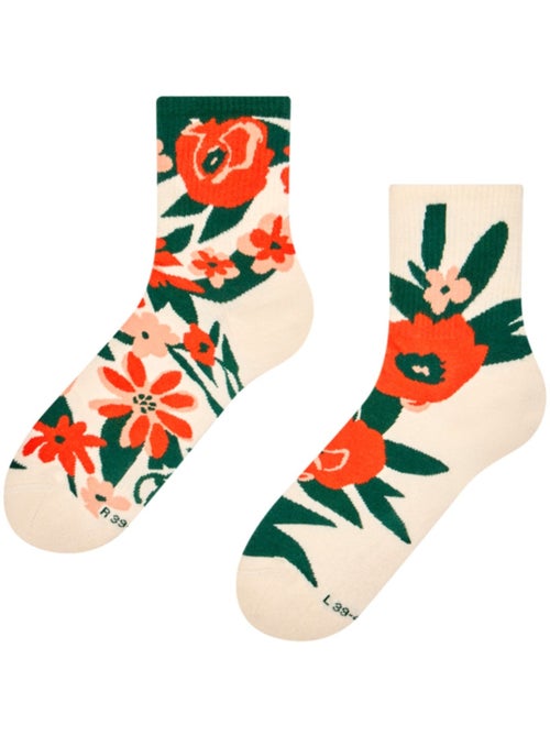 Chaussettes Courtes Jardin de Coquelicots - Kiabi Chaussettes Courtes Jardin de Coquelicots - Kiabi