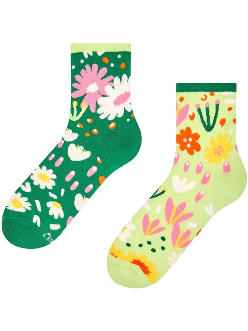Chaussettes Courtes Jardin de Fleurs - Kiabi