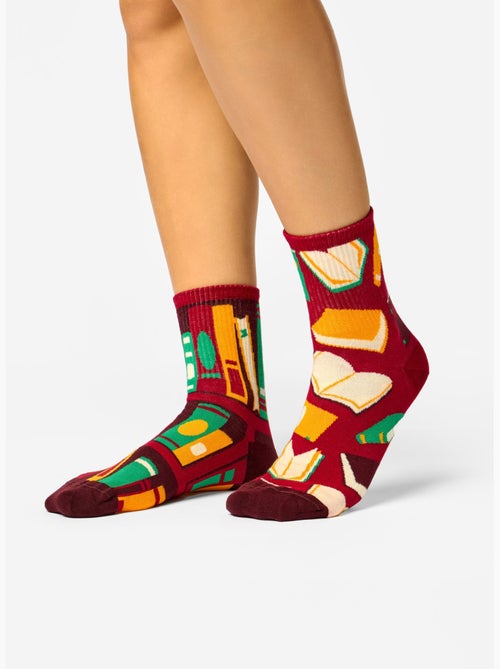 Chaussettes Courtes Livres - Kiabi