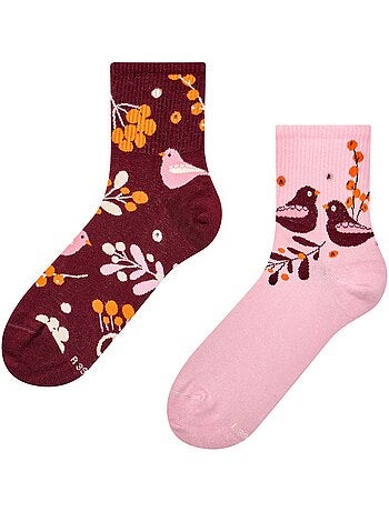 Chaussettes Courtes Oiseaux & Baies