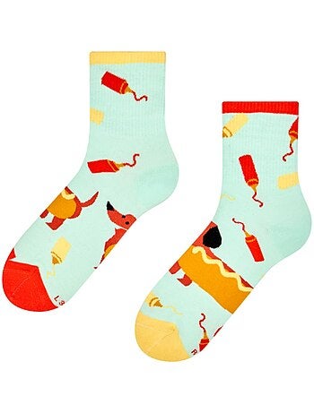 Chaussettes Courtes Teckel Hotdog