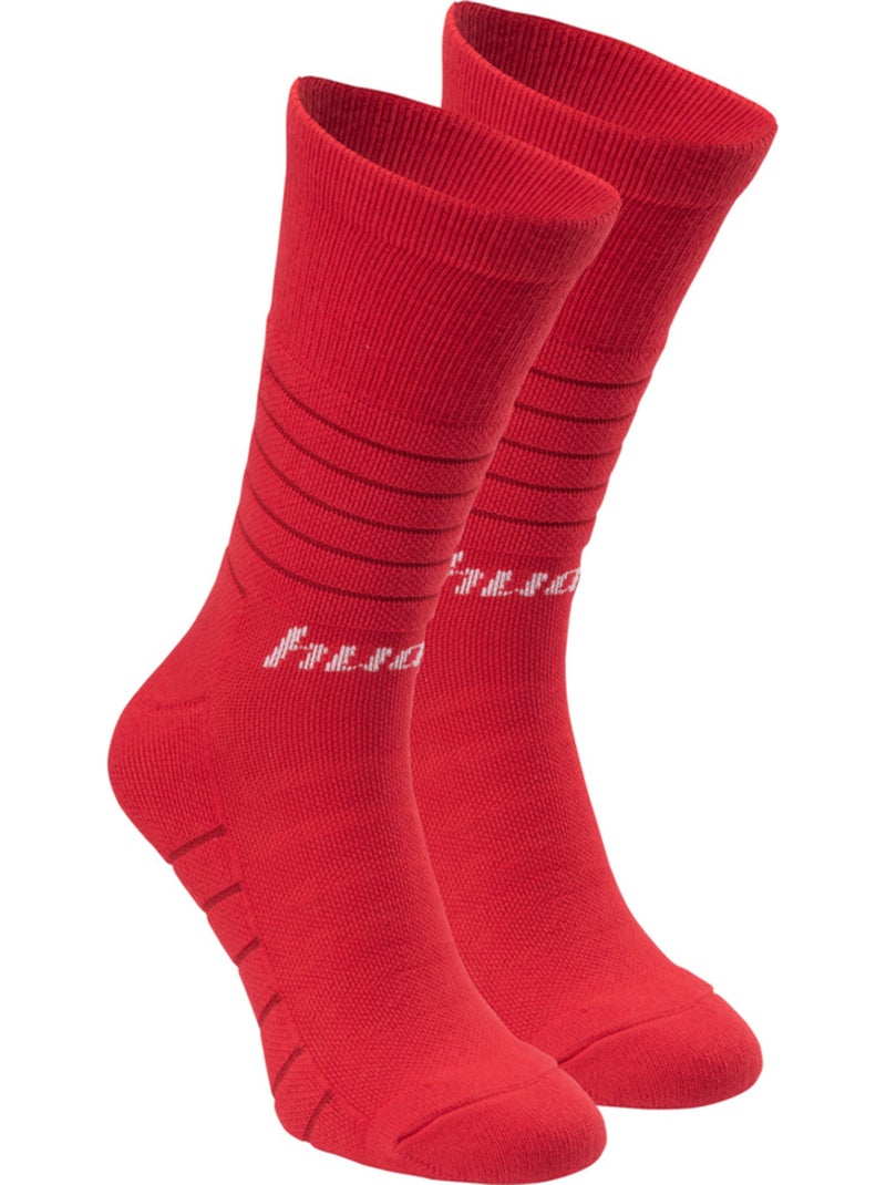 Chaussettes de foot lony - huari Rouge - Kiabi
