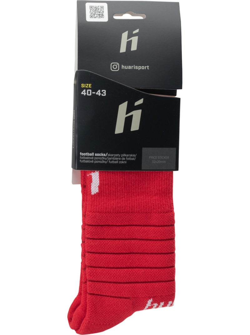 Chaussettes de foot lony - huari Rouge - Kiabi