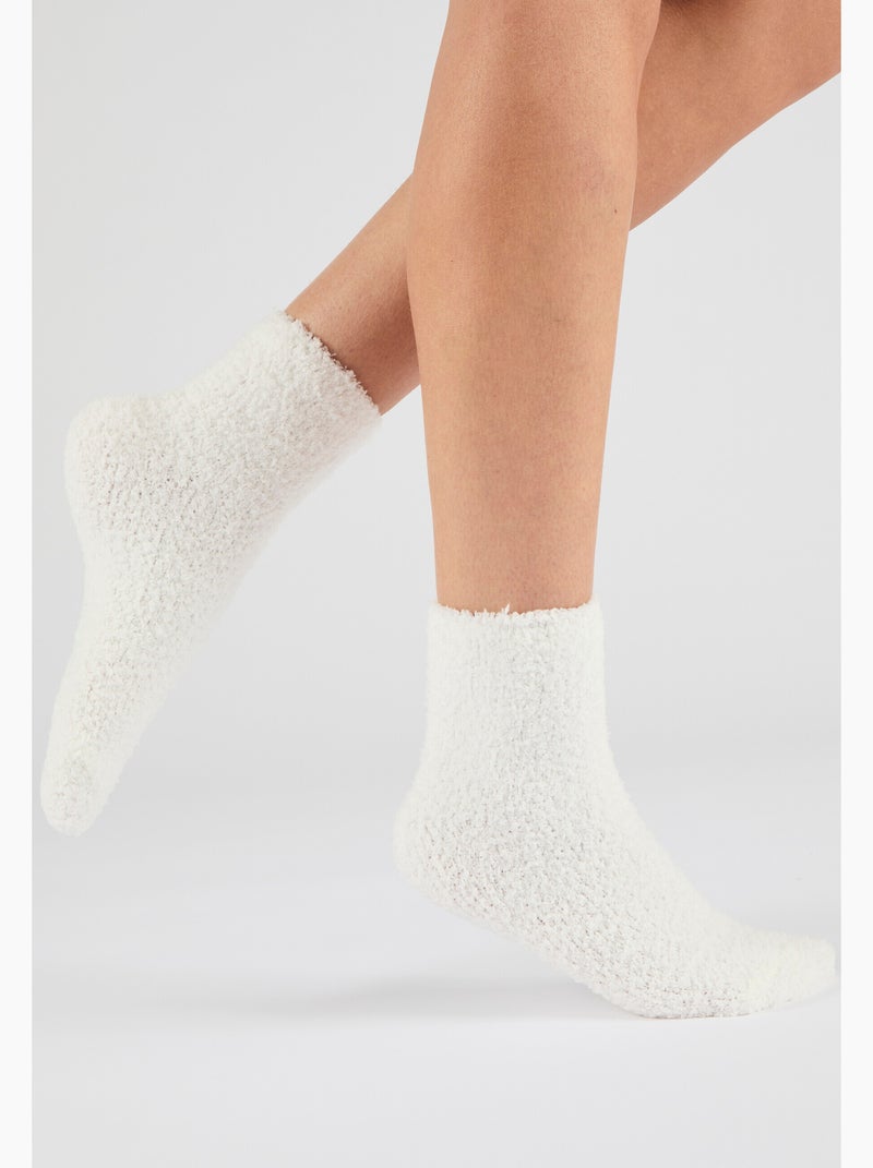 Chaussettes de lit Thermolactyl - Damart Blanc - Kiabi