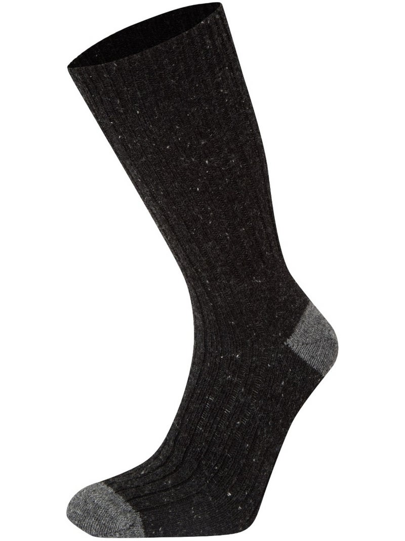 Chaussettes de marche bicolores motif/style petites taches torver - craghoppers Noir Gris - Kiabi