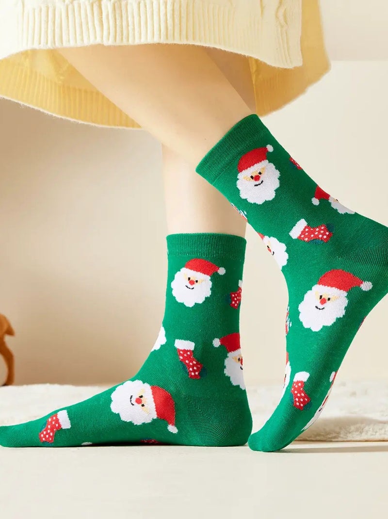 Chaussettes de Noël haute | Titeschaussette Vert - Kiabi