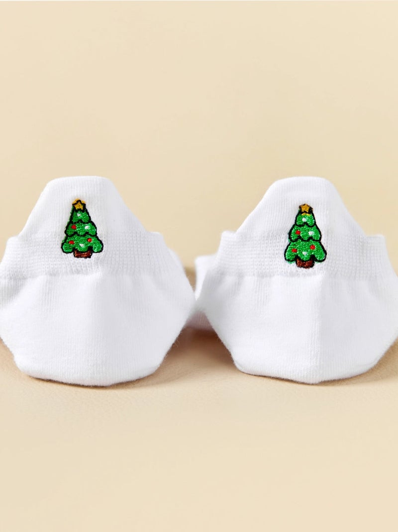 Chaussettes de Noël languettes | Titeschaussettes Vert sapin - Kiabi