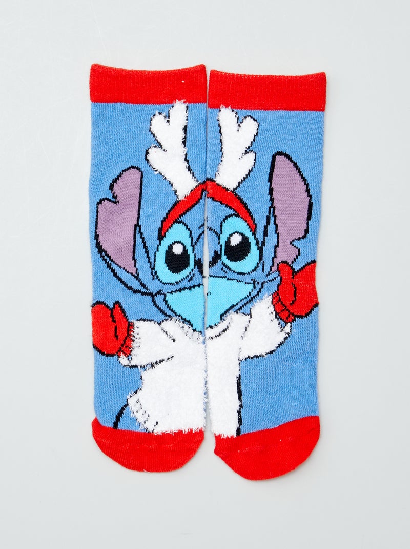 Chaussettes de Noël 'Stitch' Bleu - Kiabi