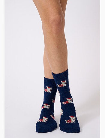Chaussettes de noël thermolactyl - damart