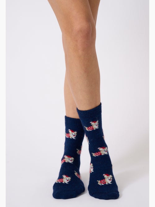Chaussettes de noël thermolactyl - damart - Kiabi Chaussettes de noël thermolactyl - damart - Kiabi
