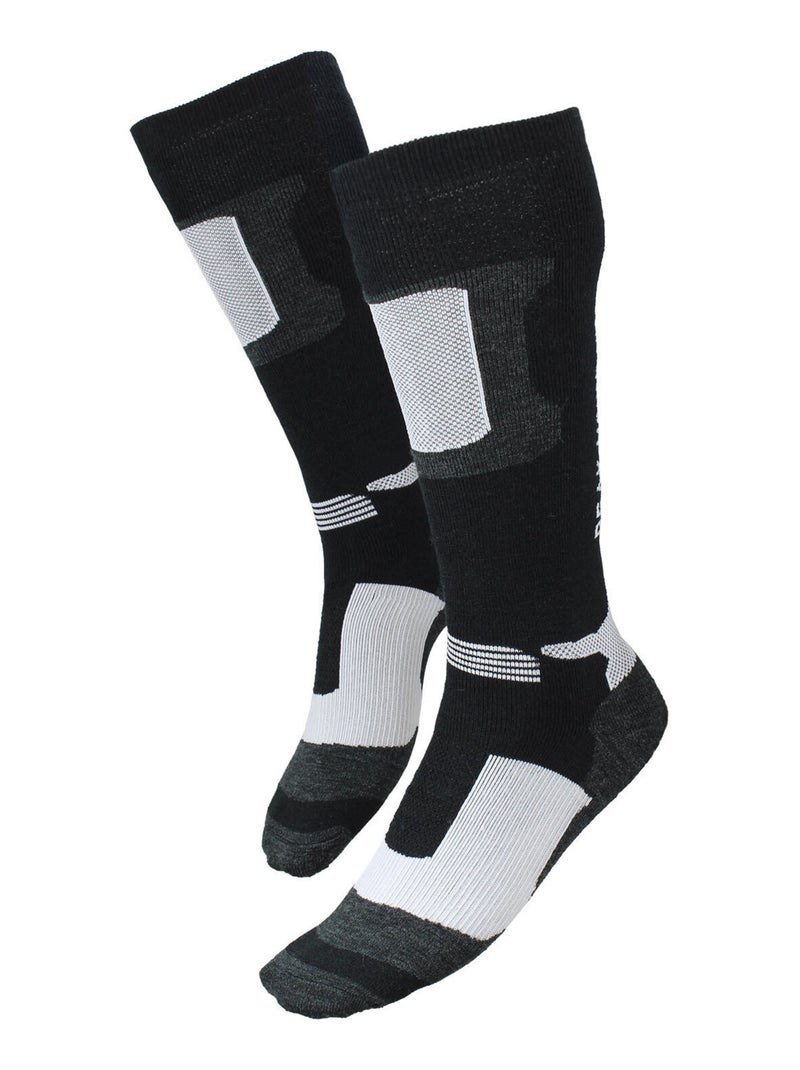 Chaussettes de ski CHOCKS - PEAK MOUNTAIN Noir Noir - Kiabi