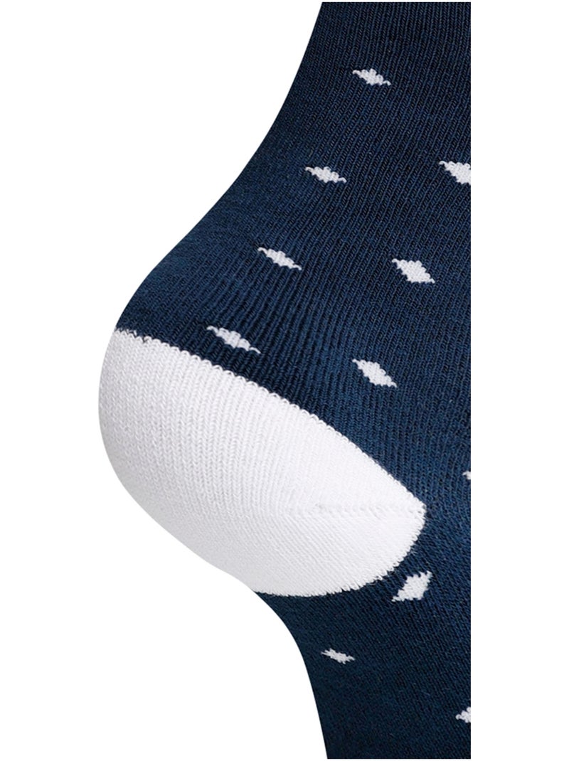 Chaussettes de ski motif/style à pois - dare 2b Bleu Blanc - Kiabi