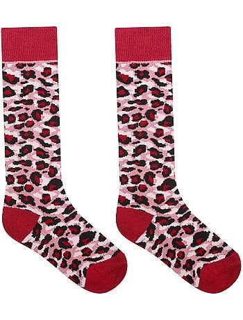 Chaussettes de ski motif/style imprimé guépard - regatta