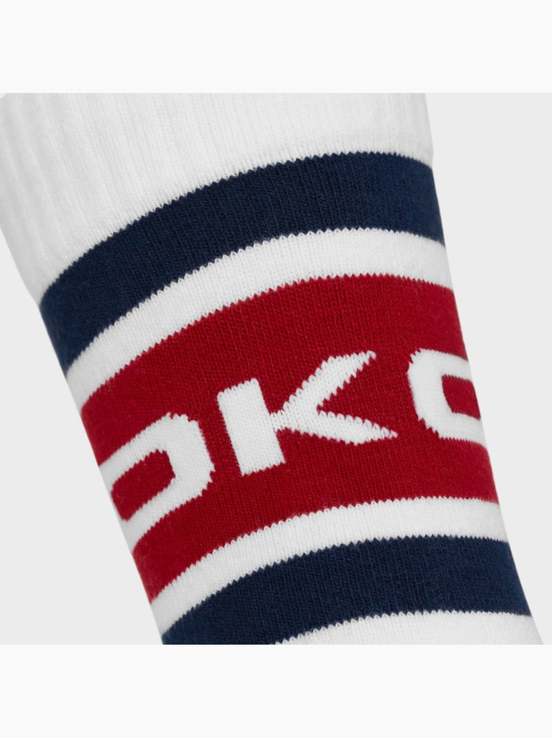 Chaussettes de ski rétro homme et femme albulapass Blanc - Kiabi