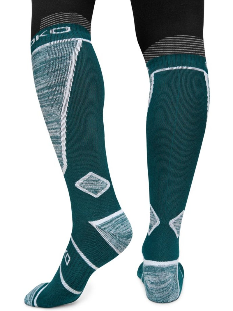Chaussettes de ski sports d'hiver homme et femme daffy green ducky Bleu - Kiabi