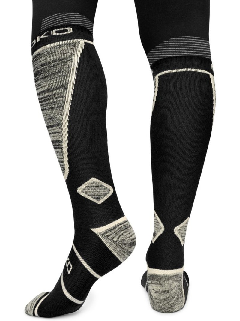 Chaussettes de ski sports d'hiver homme et femme daffy Noir - Kiabi