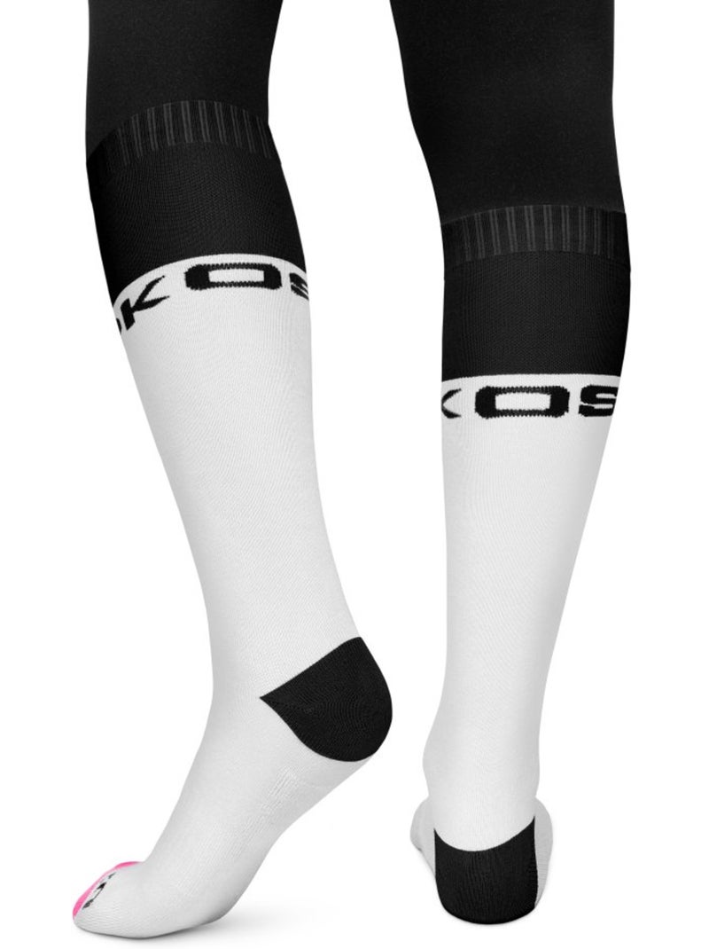 Chaussettes de snowboard homme et femme fuji Blanc - Kiabi