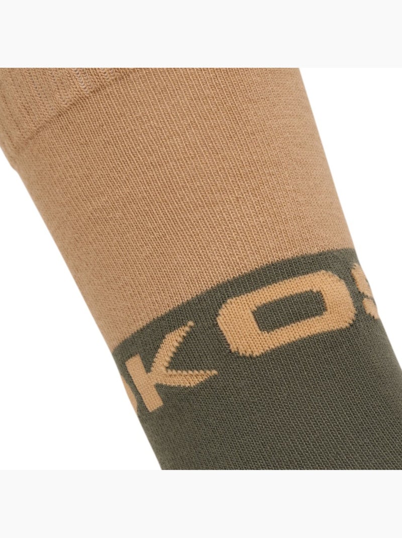 Chaussettes de snowboard homme et femme fuji olive Vert - Kiabi