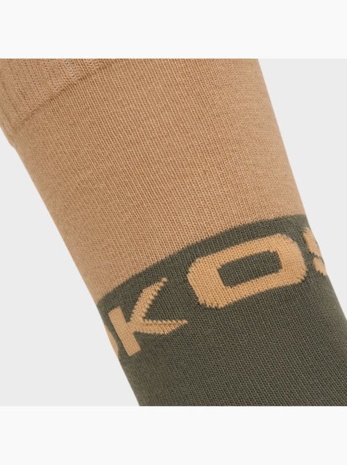 Chaussettes de snowboard homme et femme fuji olive - Kiabi