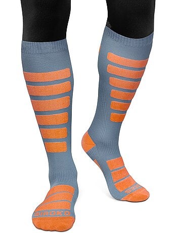 Chaussettes de snowboard sports d'hiver homme et femme aoraki slide