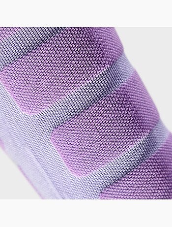Chaussettes de snowboard sports d'hiver homme et femme aoraki violet