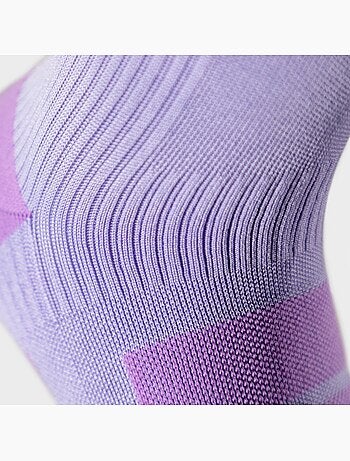 Chaussettes de snowboard sports d'hiver homme et femme aoraki violet