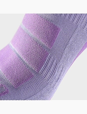 Chaussettes de snowboard sports d'hiver homme et femme aoraki violet