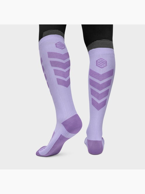 Chaussettes de snowboard sports d'hiver homme et femme aoraki violet - Kiabi Chaussettes de snowboard sports d'hiver homme et femme aoraki violet - Kiabi