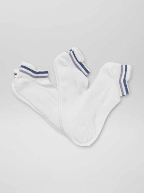 Chaussettes de sport invisibles - Lot de 3 - Kiabi