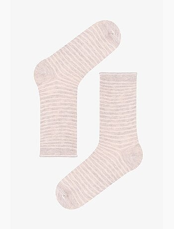 Chaussettes de sport relax line rayées par paire penti