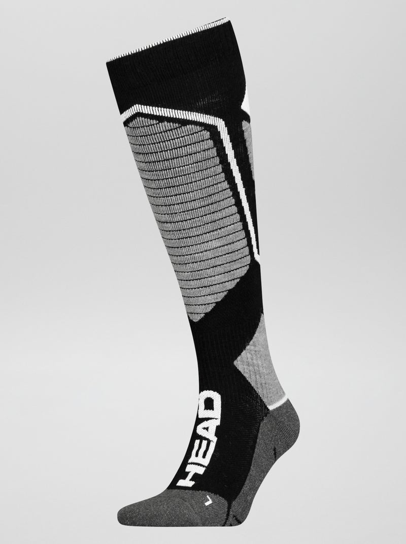 Chaussettes de sport unisexe 'Head' noir - Kiabi