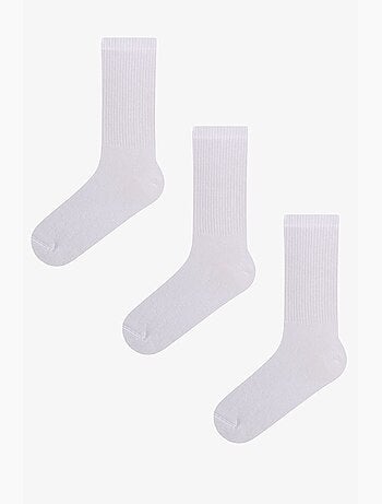 Chaussettes de tennis homme en coton, paire penti