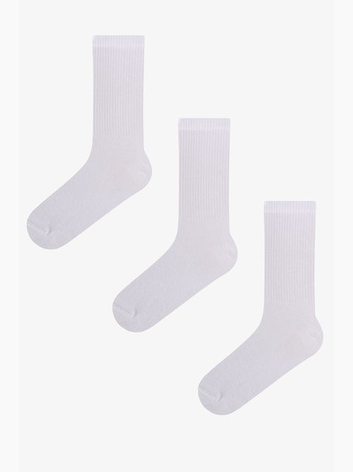 Chaussettes de tennis homme en coton, paire penti - Kiabi Chaussettes de tennis homme en coton, paire penti - Kiabi