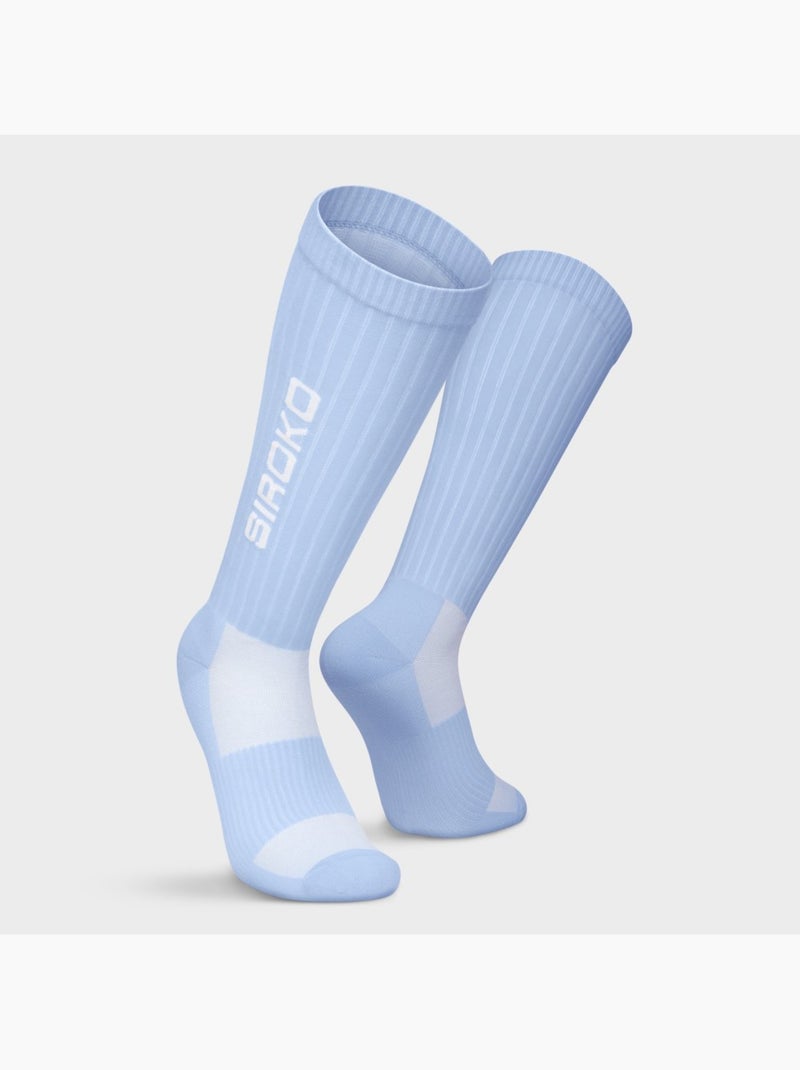 Chaussettes de tennis montantes tennis homme et femme tripoints Bleu - Kiabi