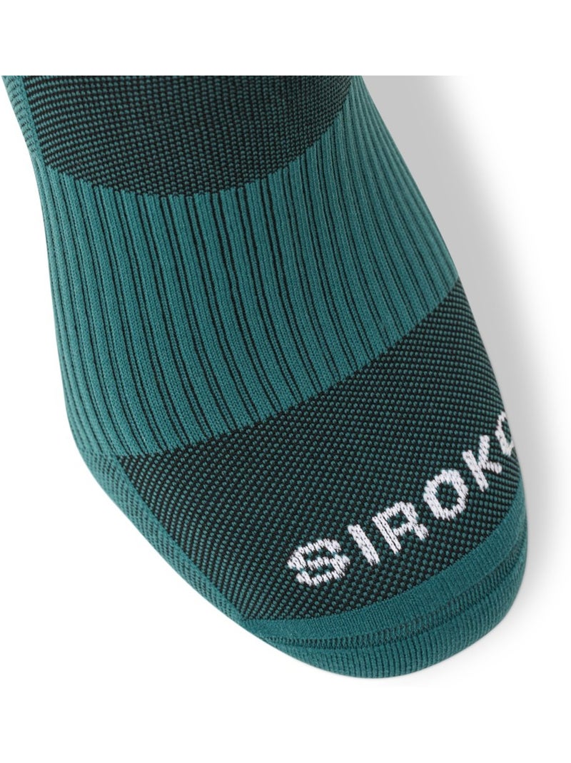 Chaussettes de tennis montantes tennis homme et femme tripoints Vert - Kiabi