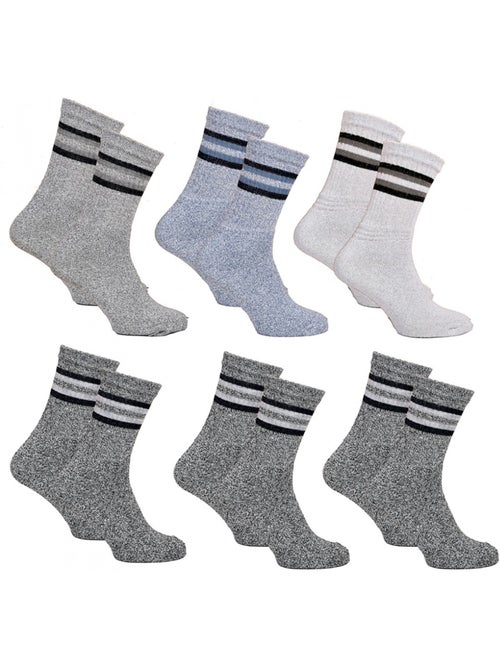 Chaussettes de Travail LA RURALE pour Homme Résistance et Qualité Pro - Pack de 6 - Kiabi