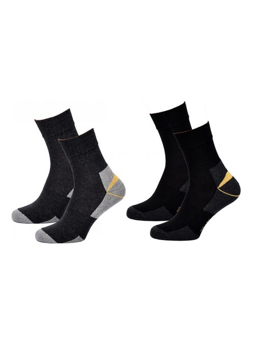 Chaussettes de Travail TRACTO pour Homme Résistance et Qualité Pro - Pack de 12 - Kiabi