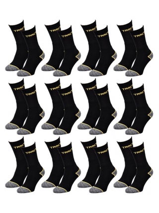 Chaussettes de Travail TRACTO pour Homme Résistance et Qualité Pro - Pack de 12
