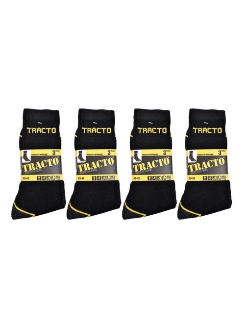 Chaussettes de Travail TRACTO Qualité Pro - Pack de 12 - Kiabi Chaussettes de Travail TRACTO Qualité Pro - Pack de 12 - Kiabi
