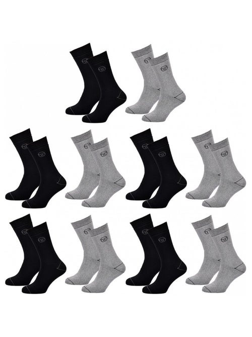 Chaussettes de Ville homme SERGIO TACCHINI - Pack de 10 - Kiabi