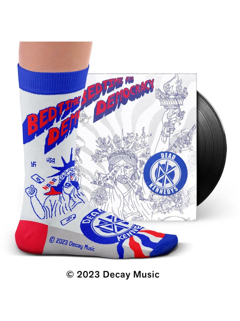 Chaussettes Dead Kennedys, Bedtime for Democracy Bleu - Kiabi