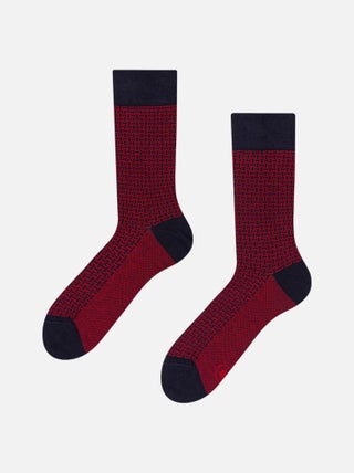 Chaussettes Dedoles Bambou Jacquard Bordeaux