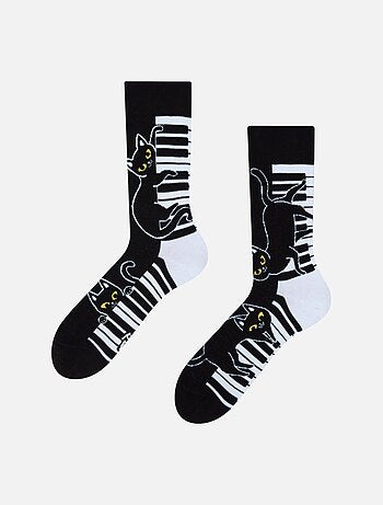 Chaussettes Dedoles Chat Joue du Piano