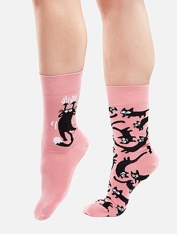 Chaussettes Dedoles Chats Roses