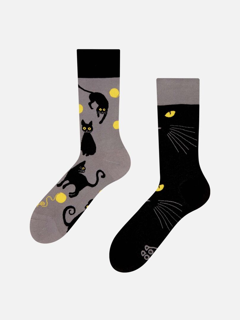 Chaussettes Dedoles Chats Va ? Noir - Kiabi