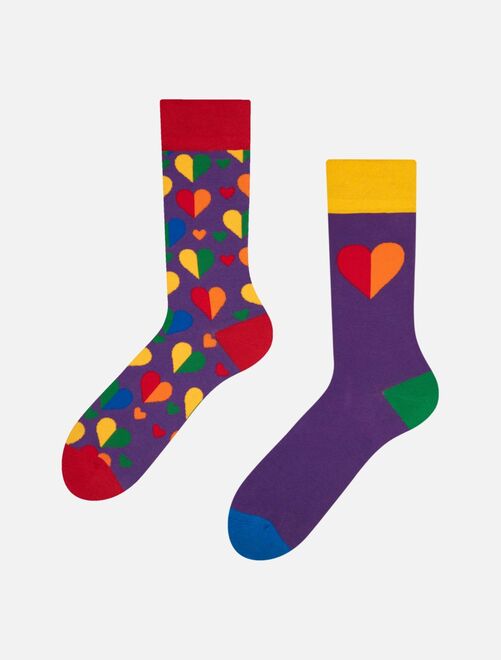 Chaussettes Dedoles Cœurs Arc-en-ciel - Kiabi