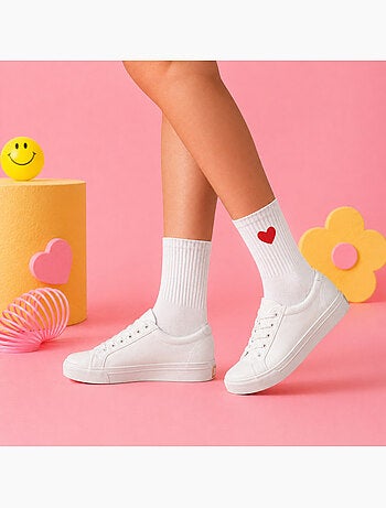 Chaussettes DESSIN PETIT COEUR