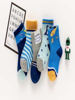 Chaussettes Dino Enfants (Lotx5)  | Titeschaussettes