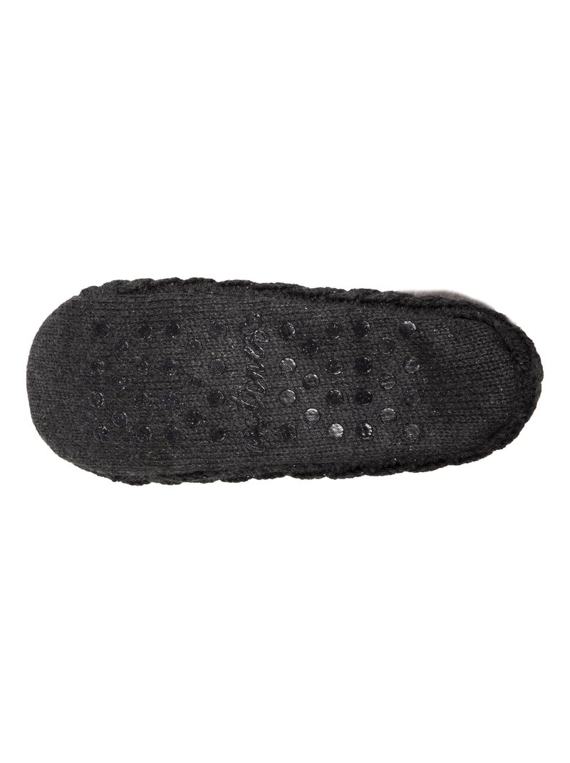 Chaussettes d'intérieur  femme Isotoner Gris foncé - Kiabi